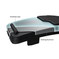 Haloblk Alloy Foot Pedals