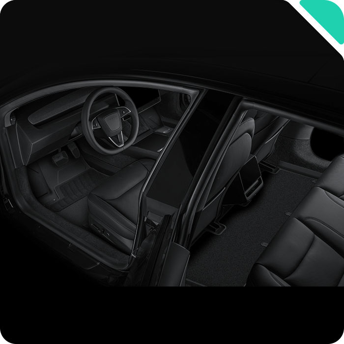 Haloblk Floor Mats- Model 3 Highland