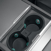 Haloblk Center Console Cup Holder