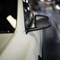 Haloblk Carbon Fiber Side Mirror Caps (Pair)