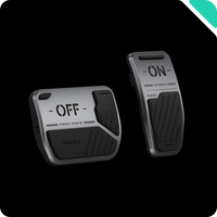 Haloblk Alloy Foot Pedals