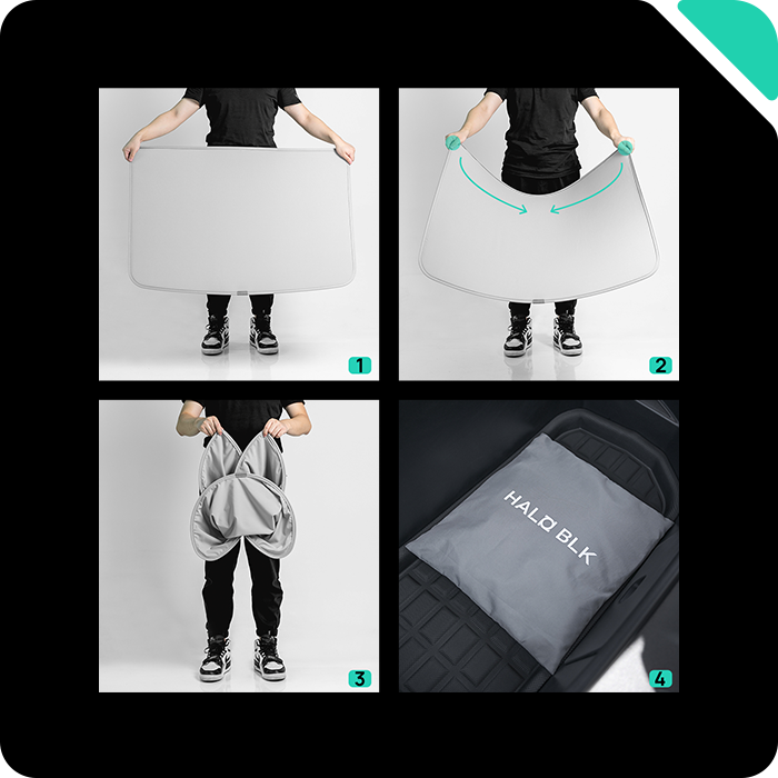 Haloblk Glass Roof Sunshade