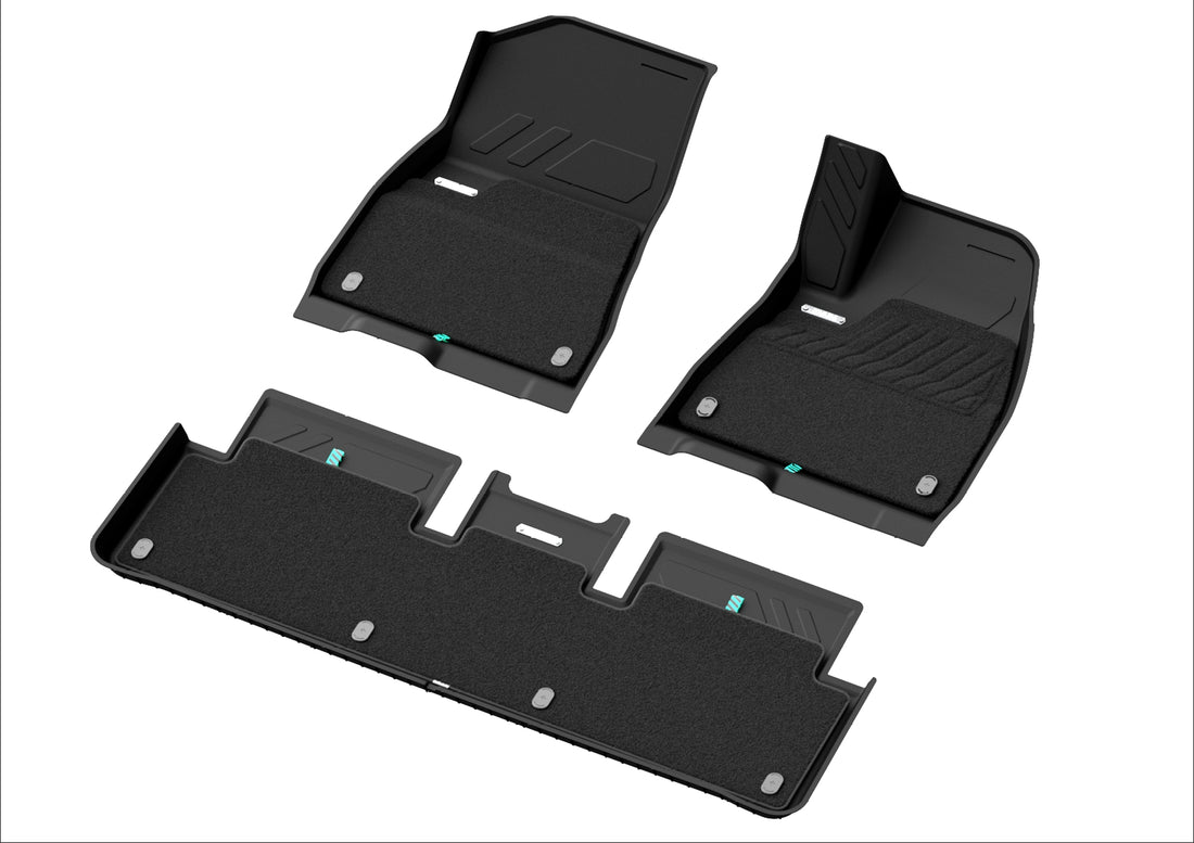 Haloblk Floor Mats- Model 3 Highland