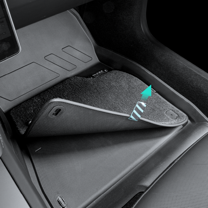 Model 3 floormats bundle with alloy pedals