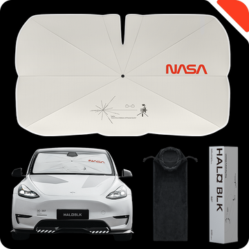 Haloblk Windshield Sun Shade Umbrella NASA edition