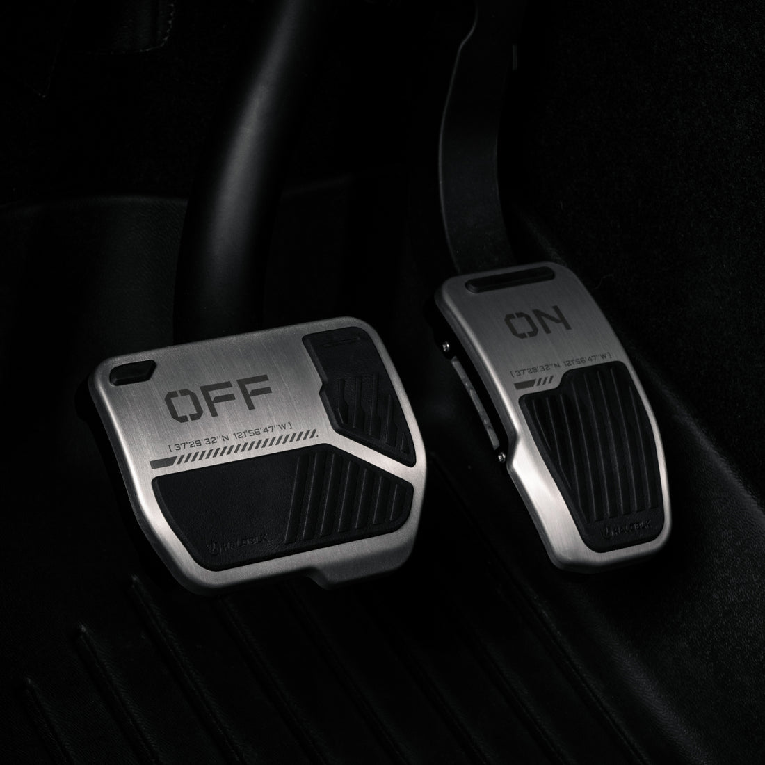 Haloblk Alloy Foot Pedals 2.0 (2021-2026 Model 3/Y/YL)