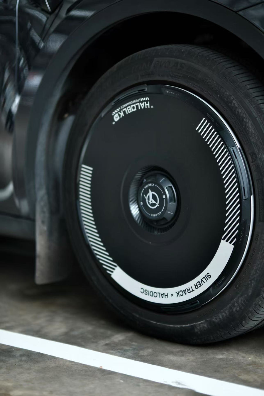 HaloDisc 2 Wheel Covers - Silver Track