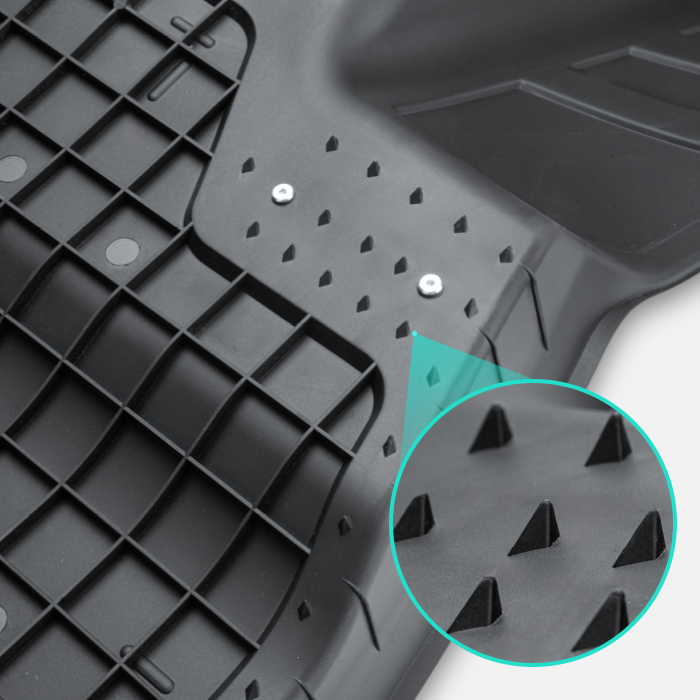 Model 3 floormats bundle with alloy pedals
