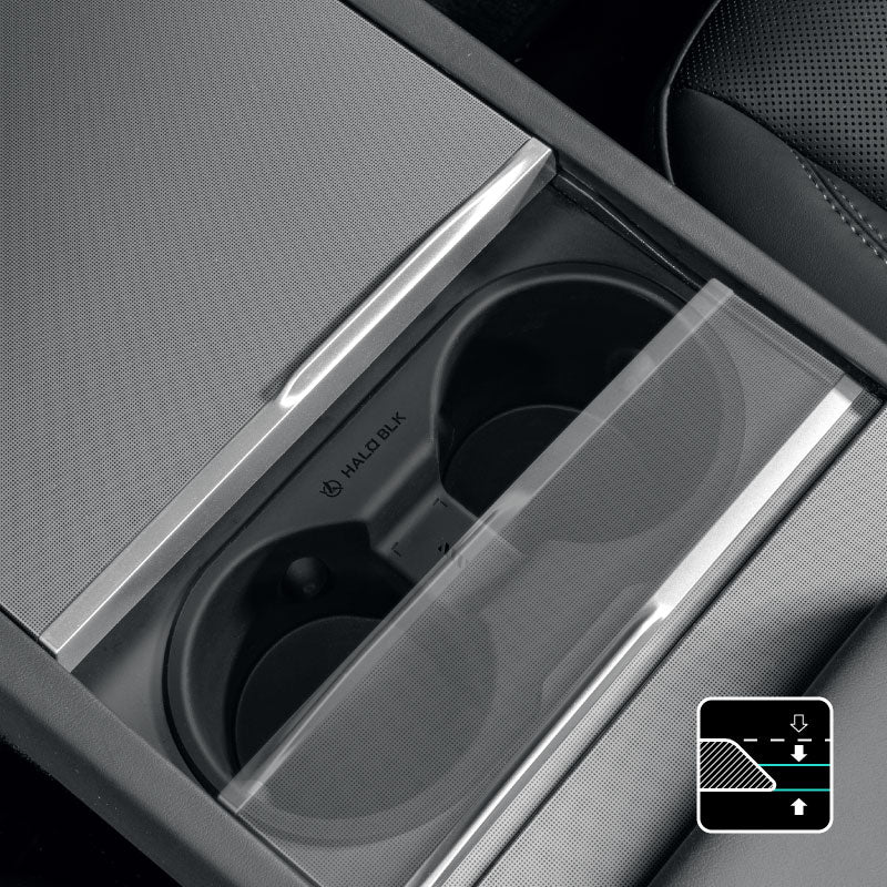 Haloblk Center Console Cup Holder