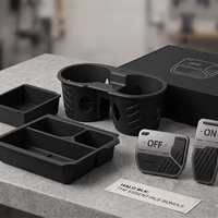 Haloblk Interior 4 in 1 Bundle (2024-2026 Model 3/Y/YL)