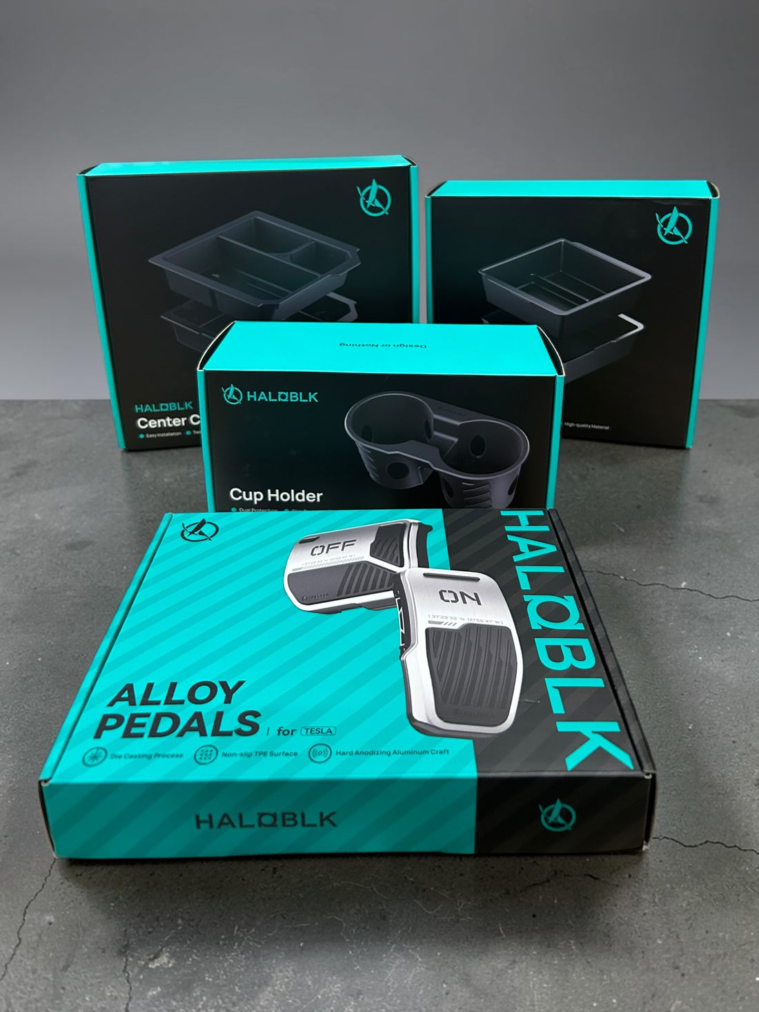 Haloblk Interior 4 in 1 Bundle (2024-2026 Model 3/Y/YL)
