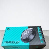 HALODISC Centre Cap - Metallic Red/Silver-set of 4 caps
