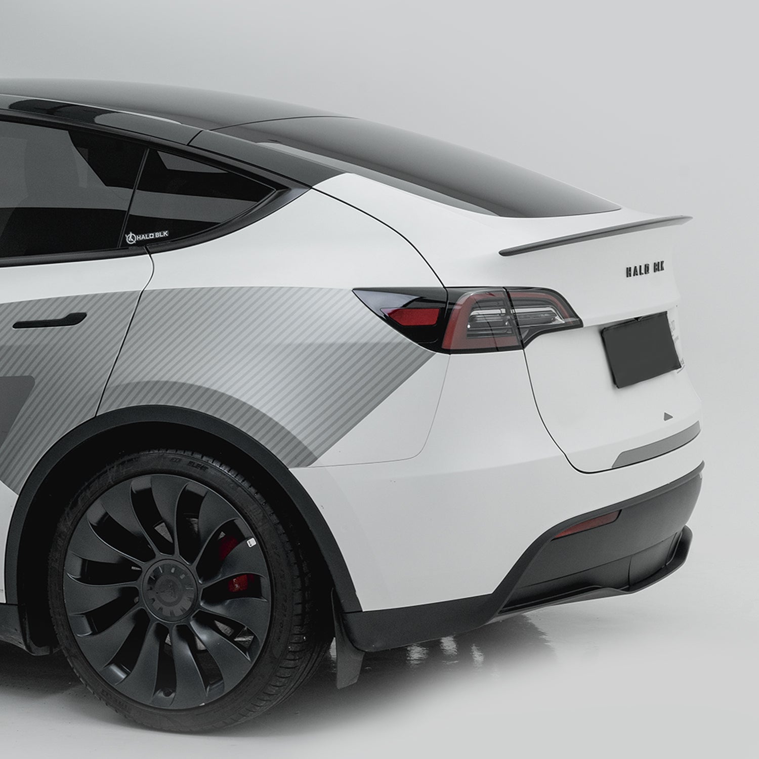 Dry Carbon Fibre Rear Spoiler (for Tesla Model 3 / Model Y) HALO BLK